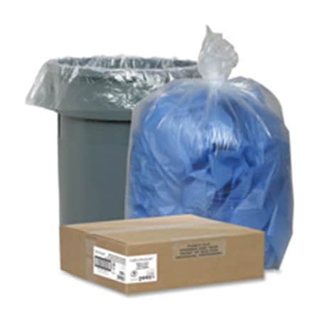 Nature Saver Trash Can Liners, Rcycld, 33 Gal, 1.25mil, 33 in. x 39 in., 100-BX, CL NA464126